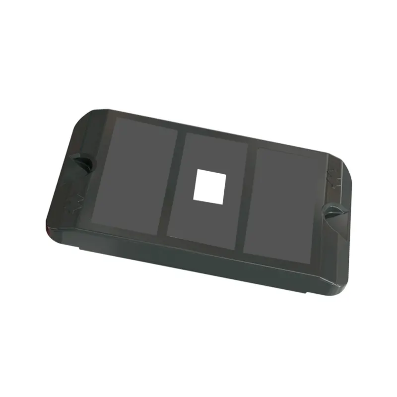 Tampa Modular Condulete PVC 1/2” e 3/4” 3 Postos Horizontais P/ 1 RJ45 Preto Wetzel