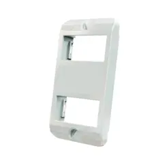 Placa Condulete PVC 1" 1 Posto Horizontal Branco Wetzel