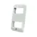 Placa Condulete PVC 1" 1 Posto Horizontal Branco Wetzel