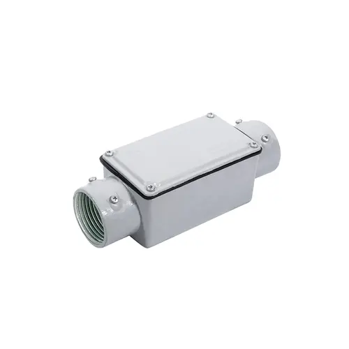 Condulete Aluminio Cinza ( C ) 3/4" C/Tampa S/Vedacao S/Rosca Wetzel