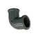 Cotovelo PVC 1" P/Condulete s/Rosca Cinza Wetzel