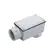 Condulete Aluminio Cinza ( LB ) 1/2" C/Tampa S/Vedacao S/Rosca Wetzel