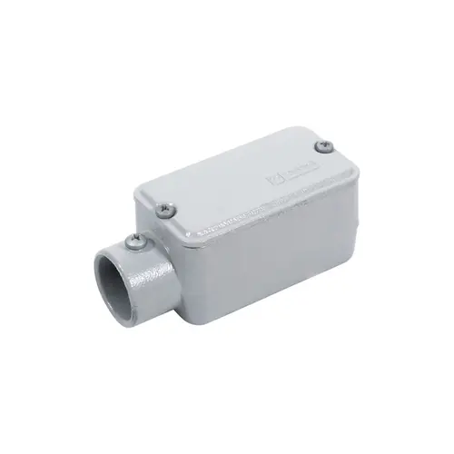 Condulete Aluminio Cinza ( E ) 1/2" C/Tampa S/Vedacao S/Rosca Wetzel
