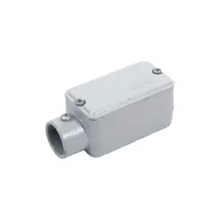 Condulete Aluminio Cinza ( E ) 1/2" C/Tampa S/Vedacao S/Rosca Wetzel