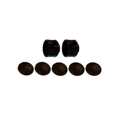 Conjunto Condulete PVC 1" c/1 Tomada 10A Preto Wetzel