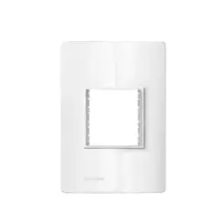 Placa 2 Modulo 4X2 + Suporte Branco Revita Soprano