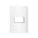 Placa 1Modulo 4X2 + Suporte Branco Revita Soprano