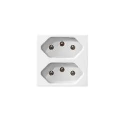 Modulo Tomada 2P+T Duplex 20A 250V Branco Revita Soprano