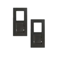 Conjunto 2 Tampa P/Rj45 S/ Conect Carbono Revita Soprano