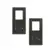 Conjunto 2 Tampa P/Rj45 S/ Conect Carbono Revita Soprano