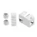 Conjunto Condulete PVC 1" c/1 Interruptor Simples Branco Wetzel