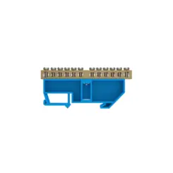 Barramento Neutro 02 + 10 Furos P/ Fixacao em Trilho Din Az Soprano