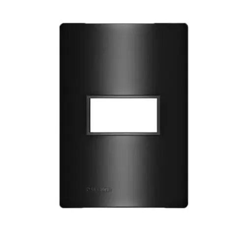Placa 1Modulo 4X2 + Suporte Carbono Revita Soprano