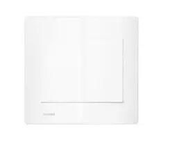 Placa Cega 4X4 + Suporte Branco Revita Soprano