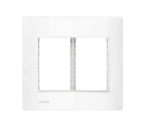 Placa 6 Modulos 4X4 + Suporte Branco Revita Soprano