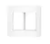 Placa 6 Modulos 4X4 + Suporte Branco Revita Soprano