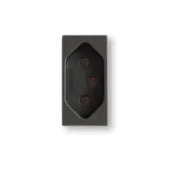 Modulo Tom 2P+T 20A 250V Carbono Revita Soprano