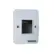 Quadro Distribuicao Sobrepor 86x120x64mm 02Iec-Sp Soprano***