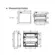 Quadro Distribuicao Embutir 308x316x110mm 24Iec-Pb Lateral Soprano ***