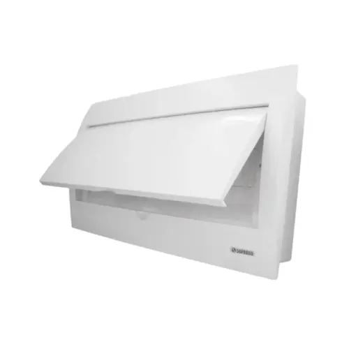 Quadro Distribuicao Embutir 415x240x95mm 18Iec-Pb Soprano ***