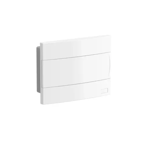 Quadro Distribuicao Embutir 210x274x104mm 12P Iec/Din Porta Lateral Branca
