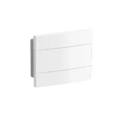 Quadro Distribuicao Embutir 210x274x104mm 12P Iec/Din Porta Lateral Branca