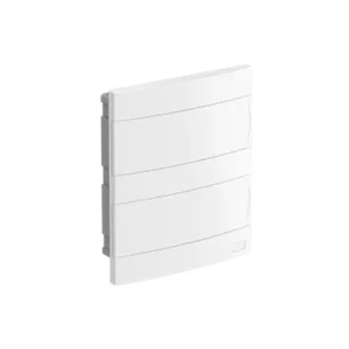 Quadro Distribuicao Embutir 320x377x104mm 24P Iec/Din Porta Lateral Branca ***