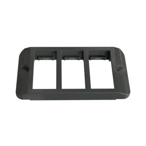 Tampa Condulete PVC 1" 3 Modulos Horizontal Cinza Wetzel
