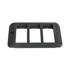 Tampa Condulete PVC 1" 3 Modulos Horizontal Cinza Wetzel