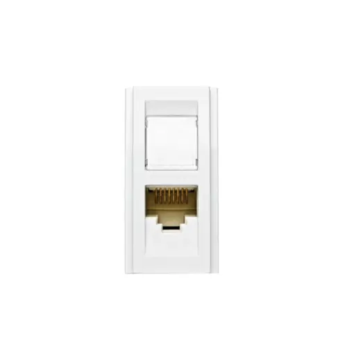 Modulo Tomada Rj45 Cat5E Branco Revita Soprano