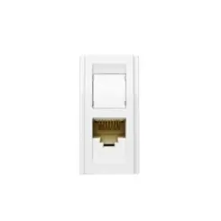 Modulo Tomada Rj45 Cat5E Branco Revita Soprano