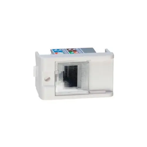 Modulo Tomada Rj45 Cat6 Dup Atr Ss Branco Brava Soprano