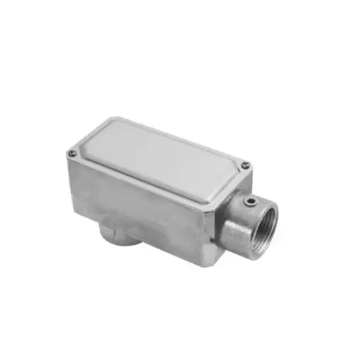 Condulete Aluminio Cinza ( LB ) 2" Tampa Cega Vedada PVC BSP Wetzel