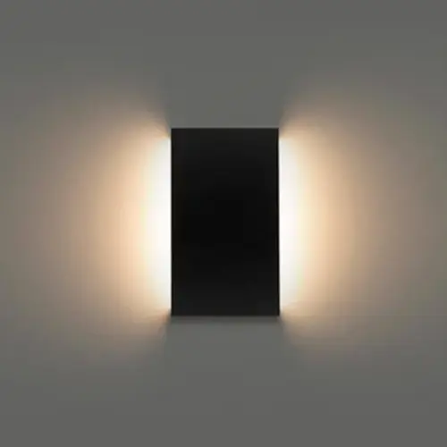 Arandela Led Reflex 20Cm 6W 400LM Preta STH21740PTO/30 Stella
