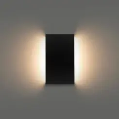 Arandela Led Reflex 20Cm 6W 400LM Preta STH21740PTO/30 Stella