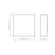 Arandela Ice Quadrada 7,5W 740LM 120° STL21700BR/30 Stella