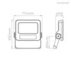 Projetor Solid 46W 5300LM 60° 5000K Preto STH21744/50Stella
