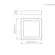 Plafon Sobrepor Led Eco 12W 1100LM Quadrado STH21962Q/30 Stella