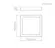 Plafon Sobrepor Led Eco 18W 1500LM Quadrado STH21963Q/30 Stella