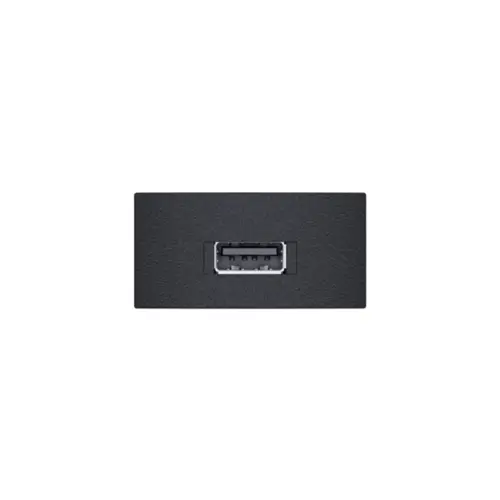 Modulo Tomada Usb 2,1A Bivolt Carbono Revita Soprano
