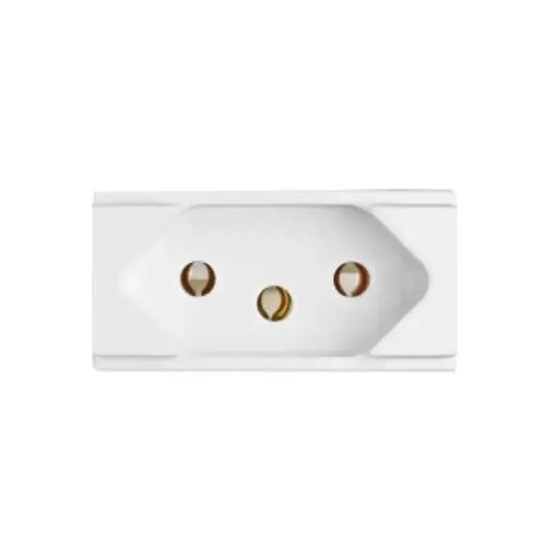 Modulo Tomada 2P+T 20A 250V Preto Brava M Soprano