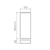 Arandela Wall Max 15W 1200LM 90°/90° Branco STL22737BR/30 Stella
