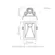 Embutido Angular 40° Square Angle MR11 Branco STH8965BR Stella