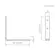 Kit De Uniao L Teto-Parede Para Perfis Archi STH20978 Stella