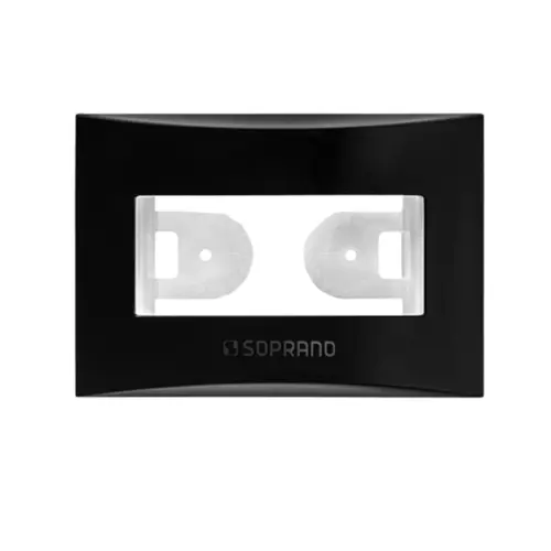 Placa C/ Suporte Preto Brava M Soprano