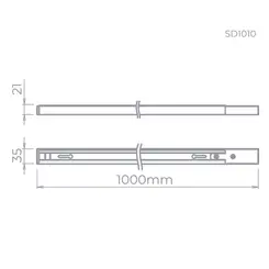 Trilho Eco 1M SD1010PTO Stella