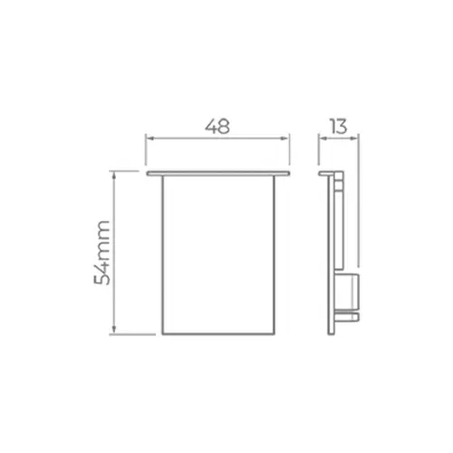 Spot Led Mag. Skaly Tip 24° 5W IRC97 2700K 48V Preto Nordecor