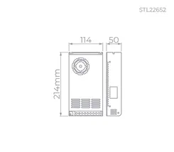 Fonte Eco Para Led 400W 24V STL22652 Stella
