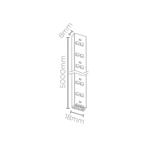 Fita Led 5M 10W/M 3000K IP67 220V STH7812/30 Stella