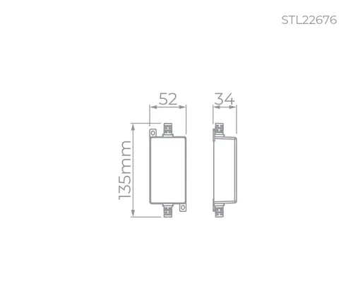 Fonte Ip67 Para Led 15W 24V Stl22676 Stella